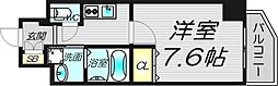 ファーストフィオーレ大阪ウエスト 5階1Kの間取り