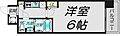 エスリード梅田グランノース9階6.3万円