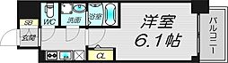 エスリード新大阪ザ・プレミアEAST 1Kの間取図画像