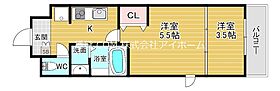 大阪府大阪市中央区玉造１丁目（賃貸マンション2K・5階・26.23㎡） その2