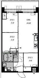 間取図画像 2SLDK