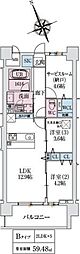 スプランディッド大阪NAMBA LINE 2SLDKの間取図画像