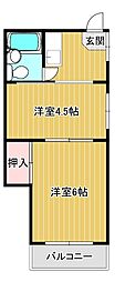 リリアン都島 2Kの間取図画像