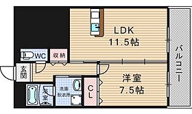 大阪府大阪市西区北堀江2丁目8-16（賃貸マンション1LDK・5階・45.18㎡） その2