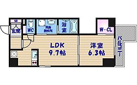 パウゼ堺筋  ｜ 大阪府大阪市中央区博労町1丁目（賃貸マンション1LDK・9階・38.08㎡） その2