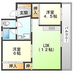 物件の間取り
