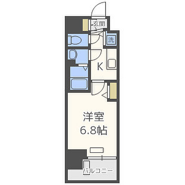 プレサンス難波ラフィーネ ｜大阪府大阪市浪速区日本橋西1丁目(賃貸マンション1K・4階・22.91㎡)の写真 その2