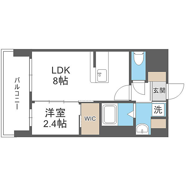 セレニテ難波ミラク壱番館 1203｜大阪府大阪市浪速区敷津西1丁目(賃貸マンション1LDK・12階・29.02㎡)の写真 その2