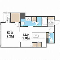 ルクレ北堀江  ｜ 大阪府大阪市西区北堀江1丁目（賃貸マンション1LDK・12階・42.04㎡） その2