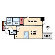 大阪府大阪市中央区平野町1丁目（賃貸マンション1LDK・9階・34.36㎡） その2