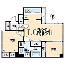 大阪府大阪市中央区十二軒町（賃貸マンション2LDK・6階・65.46㎡） その2