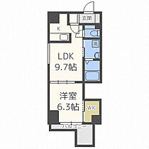 大阪府大阪市中央区博労町1丁目（賃貸マンション1LDK・8階・38.08㎡） その2