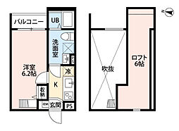 CHERRYBERRY 1Kの間取図画像