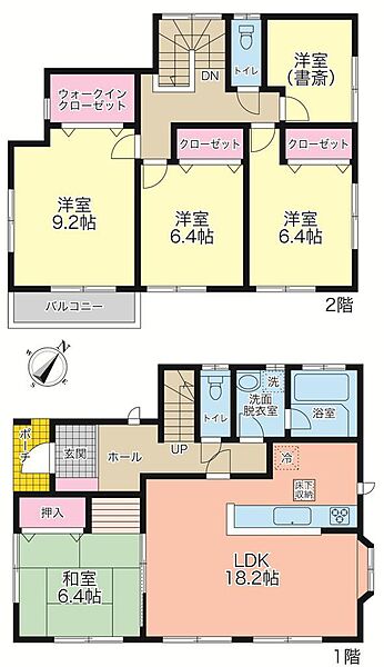 間取りを拡大表示
