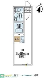 間取図画像 ワンルーム