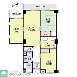 メゾンWAT 3LDKの間取図画像