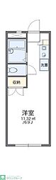 レオパレスアネックス新川崎 1Kの間取図画像
