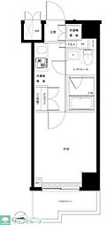 ルーブル川崎七番館 1Kの間取図画像