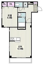 グランシャリオ 1LDKの間取図画像