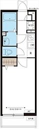 リブリ・東寺尾東台 1Kの間取図画像