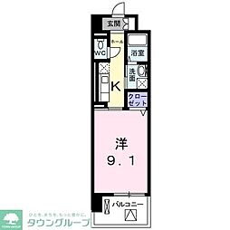 GrandArbre 1Kの間取図画像