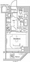 ラフィスタ川崎5 1Kの間取図画像