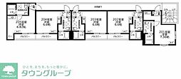 プルームコート川崎浅田 ワンルームの間取図画像