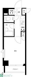 ルーブル武蔵小杉参番館 1Kの間取図画像