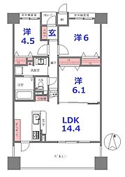 間取図画像 3LDK