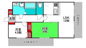 ぷりんすマンション  ｜ 大阪府大阪市阿倍野区王子町3丁目（賃貸マンション2LDK・9階・58.47㎡） その2