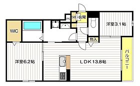 Clashist平野西East 101 ｜ 大阪府大阪市平野区平野西6丁目（賃貸アパート2LDK・1階・54.63㎡） その2