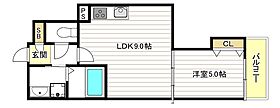 クリエオーレ東住吉II  ｜ 大阪府大阪市東住吉区矢田2丁目（賃貸アパート1LDK・1階・33.36㎡） その2