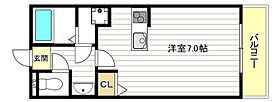 ウエストランドK 303 ｜ 大阪府大阪市平野区加美北9丁目（賃貸マンション1R・3階・21.60㎡） その2