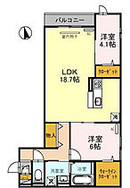 Raccolt阪南町  ｜ 大阪府大阪市阿倍野区阪南町7丁目（賃貸アパート2LDK・3階・69.37㎡） その2