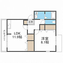 グレイス阪南II  ｜ 大阪府大阪市阿倍野区阪南町3丁目（賃貸マンション1LDK・1階・50.31㎡） その2