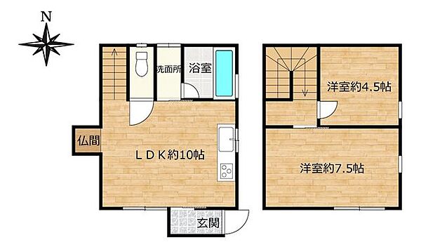 間取りを拡大表示