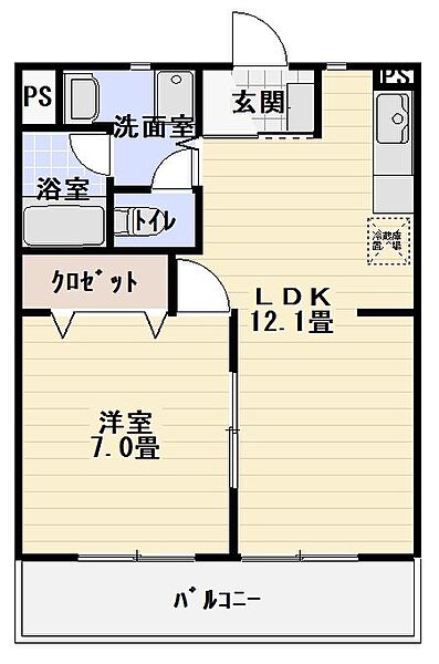 クレセールI 202｜静岡県静岡市葵区東千代田２丁目(賃貸マンション1LDK・2階・41.70㎡)の写真 その2