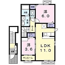 ローレンシャン瀬戸 202 ｜ 長野県佐久市瀬戸（賃貸アパート2LDK・2階・52.80㎡） その2