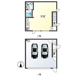 ストラダーレ軽井沢 ワンルームの間取図画像