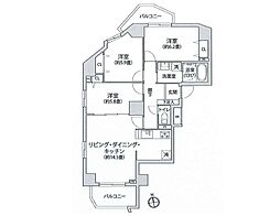 間取図画像 3LDK