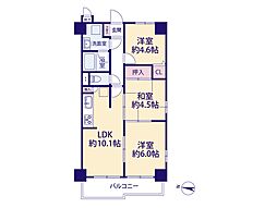 間取図画像 3LDK