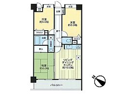 ライオンズマンション浦和木崎 3LDKの間取図画像