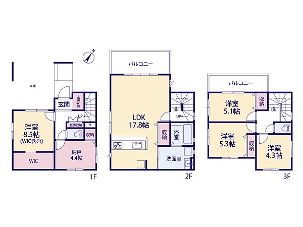 間取りを拡大表示