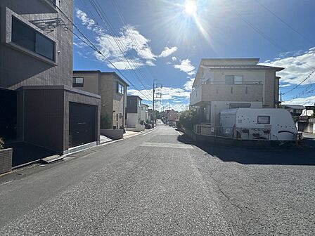 【前面道路】家の良し悪しだけでなく周辺環境も重要なポイント。