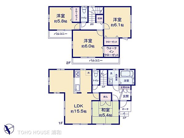 間取りを拡大表示