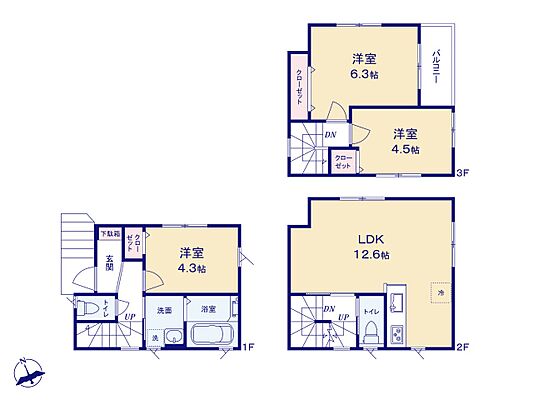 間取り 川口市芝西