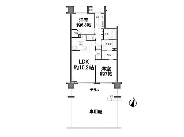 間取りを拡大表示