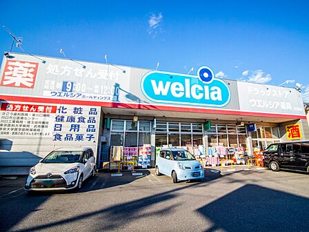 ドラッグストア 650m ウェルシア 川口北原台店()