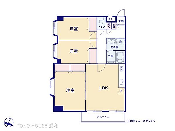 間取りを拡大表示