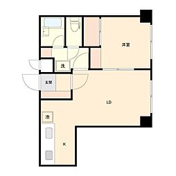 日神パレステージ東長崎 1LDKの間取図画像